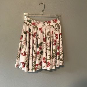floral circle skirt